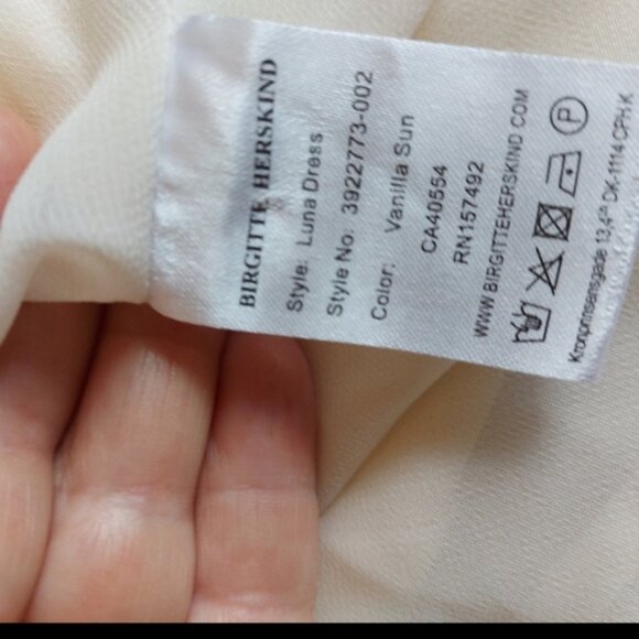 Birgitte Herskind The Luna slip Evening Cream dress Size 42 - Picture 14 of 15